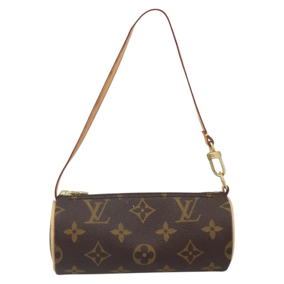 LOUIS VUITTON Monogram Papillon Pouch LV Auth BA9606