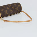 LOUIS VUITTON Monogram Papillon Pouch LV Auth BA9606-7
