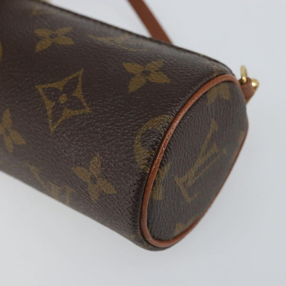 LOUIS VUITTON Monogram Papillon Pouch LV Auth BA9607