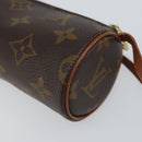LOUIS VUITTON Monogram Papillon Pouch LV Auth BA9607-12