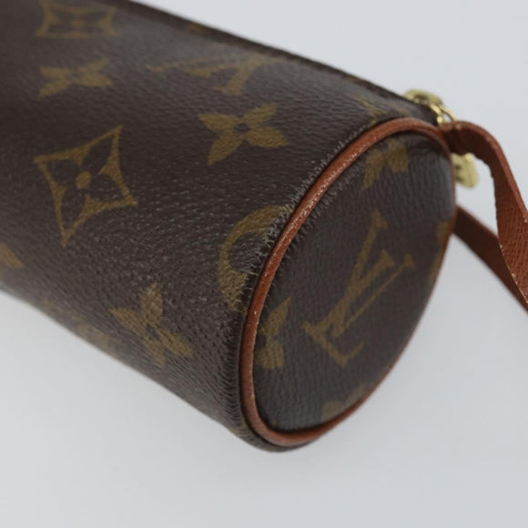 LOUIS VUITTON Monogram Papillon Pouch LV Auth BA9607