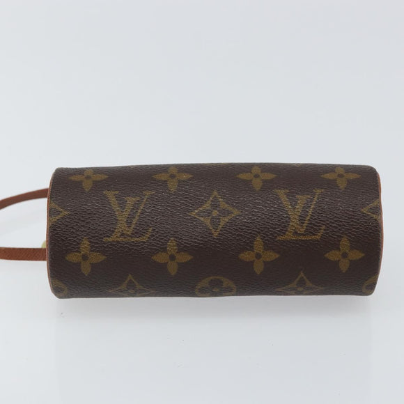 LOUIS VUITTON Monogram Papillon Pouch LV Auth BA9607