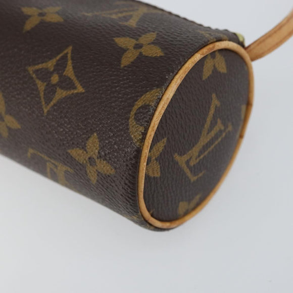 LOUIS VUITTON Monogram Papillon Buideltje LV Auth BA9608