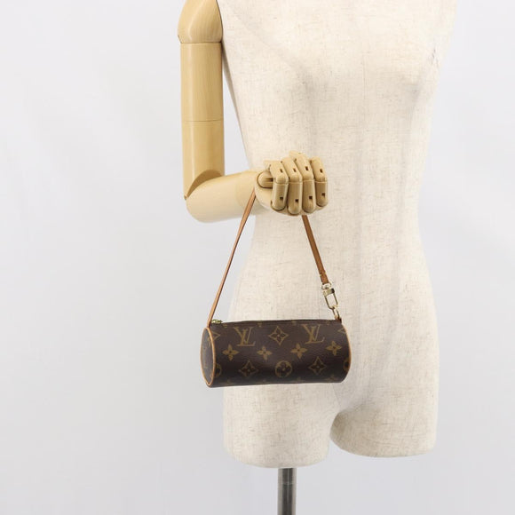 LOUIS VUITTON Monogram Papillon Buideltje LV Auth BA9608