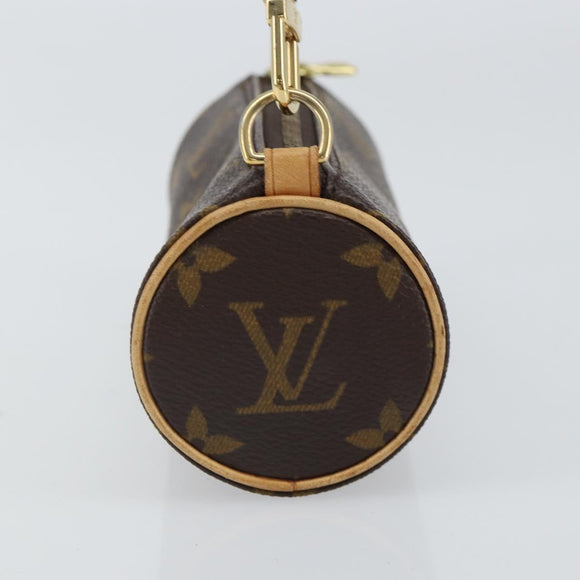 LOUIS VUITTON Monogram Papillon Buideltje LV Auth BA9608