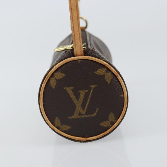 LOUIS VUITTON Monogram Papillon Buideltje LV Auth BA9608