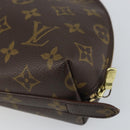 LOUIS VUITTON Monogram Trousse Demi Ronde Cosmetic Pouch M47520 LV Auth BA9609-10