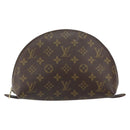 LOUIS VUITTON Monogram Trousse Demi Ronde Cosmetic Pouch M47520 LV Auth BA9609-2