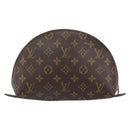 LOUIS VUITTON Monogram Trousse Demi Ronde Cosmetic Pouch M47520 LV Auth BA9609-3