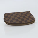 LOUIS VUITTON Damier Ebene Pochette Cosmetic PM Pouch N47516 LV Auth BA9612-5