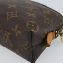 LOUIS VUITTON Monogram Pochette Cosmetic PM Pouch M43998 LV Auth BA9614-15