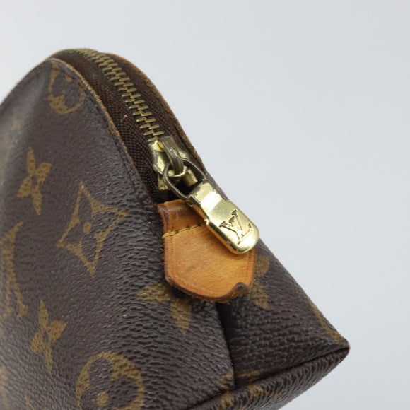 LOUIS VUITTON Monogram Pochette Cosmetic PM Pouch M43998 LV Auth BA9614