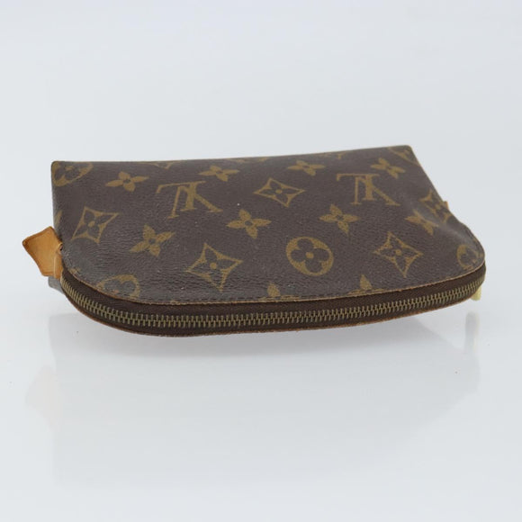 LOUIS VUITTON Monogram Pochette Cosmetic PM Pouch M43998 LV Auth BA9614
