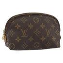 LOUIS VUITTON Monogram Pochette Cosmetic PM Pouch M43998 LV Auth BA9615-1