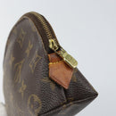LOUIS VUITTON Monogram Pochette Cosmetic PM Pouch M43998 LV Auth BA9615-8