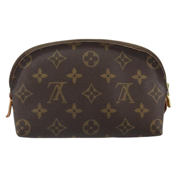 LOUIS VUITTON Monogram Pochette Cosmetic PM Pouch M43998 LV Auth BA9615