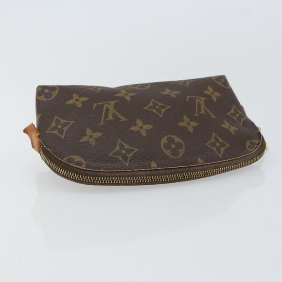 LOUIS VUITTON Monogram Pochette Cosmetic PM Pouch M43998 LV Auth BA9615