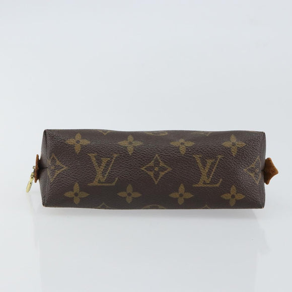 LOUIS VUITTON Monogram Pochette Cosmetic PM Pouch M43998 LV Auth BA9615