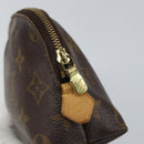 LOUIS VUITTON Monogram Pochette Cosmetic PM Pouch M43998 LV Auth BA9618-17