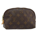 LOUIS VUITTON Monogram Pochette Cosmetic PM Pouch M43998 LV Auth BA9618-1