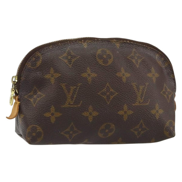 LOUIS VUITTON Monogram Pochette Cosmetic PM Pouch M43998 LV Auth BA9618