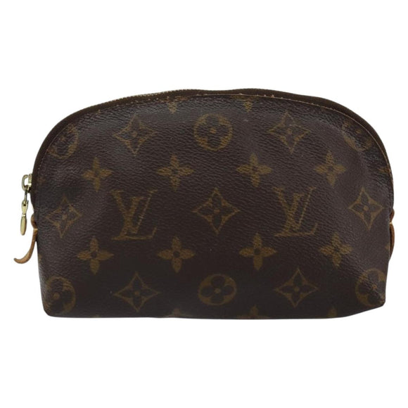 LOUIS VUITTON Monogram Pochette Cosmetic PM Pouch M43998 LV Auth BA9618