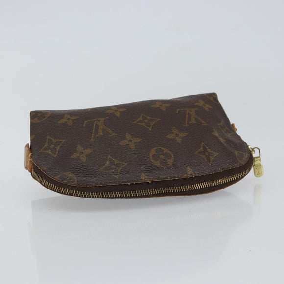 LOUIS VUITTON Monogram Pochette Cosmetic PM Pouch M43998 LV Auth BA9618