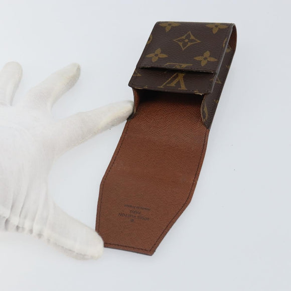 LOUIS VUITTON Monogram Etui Cigarette Case M63024 LV Auth BA9623
