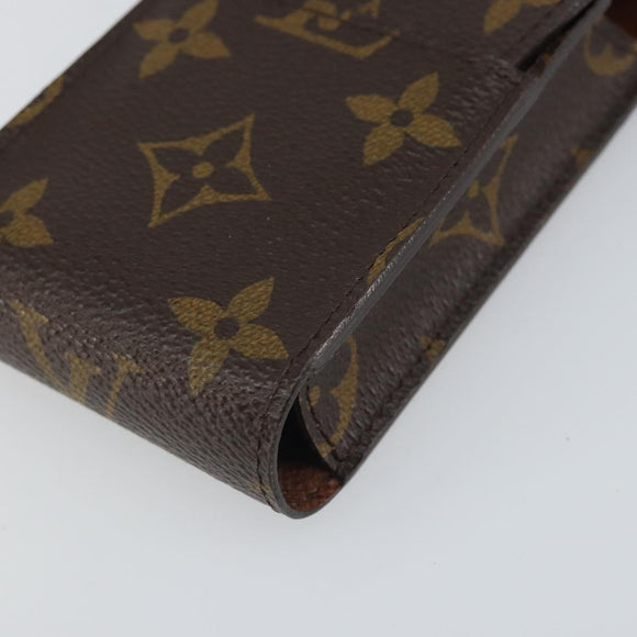 LOUIS VUITTON Monogram Etui Cigarette Case M63024 LV Auth BA9623