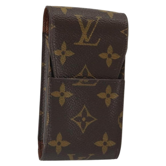 LOUIS VUITTON Monogram Etui Cigarette Case M63024 LV Auth BA9624