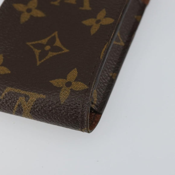 LOUIS VUITTON Monogram Etui Cigarette Case M63024 LV Auth BA9624