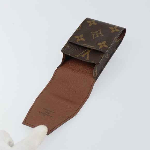 LOUIS VUITTON Monogram Etui Cigarette Case M63024 LV Auth BA9624
