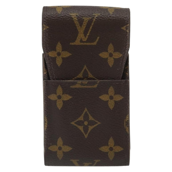 LOUIS VUITTON Monogram Etui Cigarette Case M63024 LV Auth BA9624
