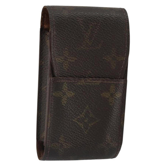LOUIS VUITTON Monogram Etui Cigarette Case M63024 LV Auth BA9627