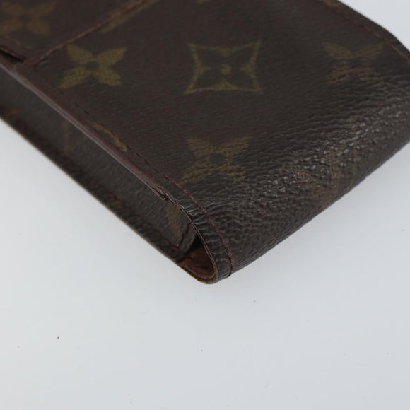 LOUIS VUITTON Monogram Etui Cigarette Case M63024 LV Auth BA9627