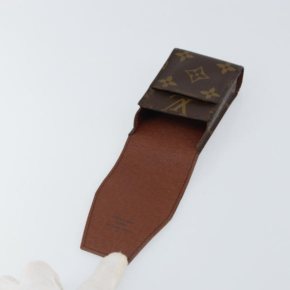 LOUIS VUITTON Monogram Etui Cigarette Case M63024 LV Auth BA9628