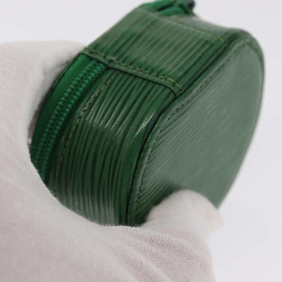 LOUIS VUITTON Epi Ecrin Bijou 8 Sieradendoos Groen M48224 LV Auth BA9629