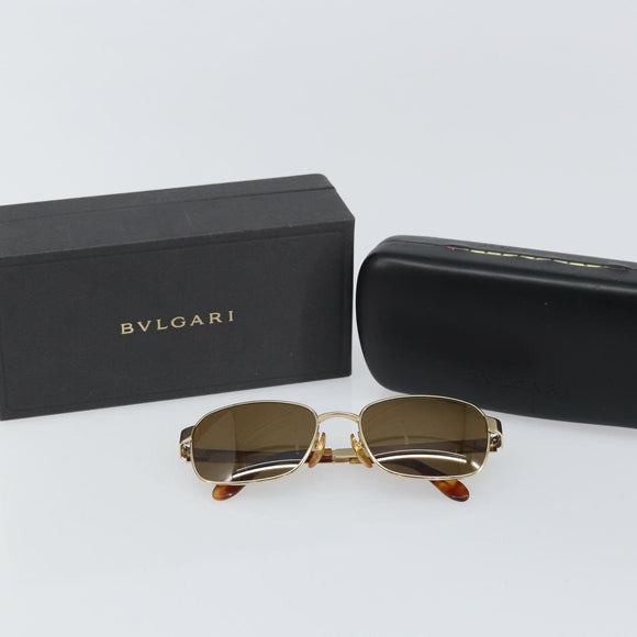 BVLGARI Sunglasses metal Gold Tone Auth BA9631