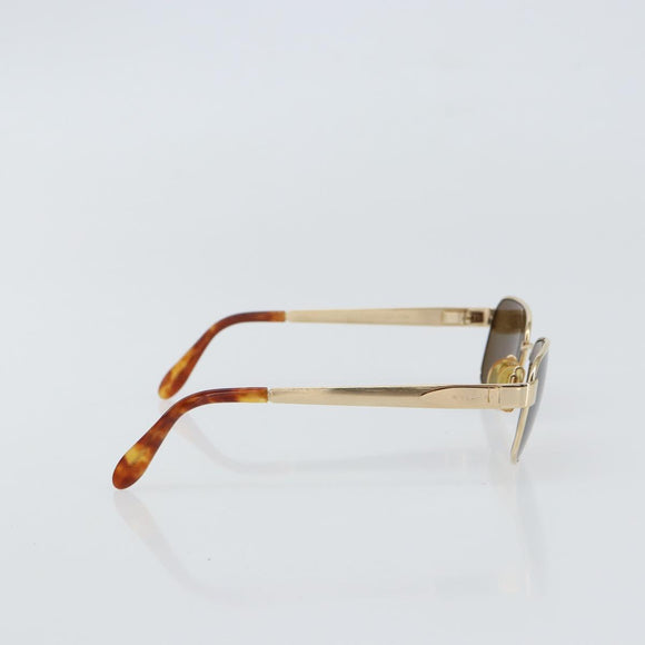 BVLGARI Sunglasses metal Gold Tone Auth BA9631