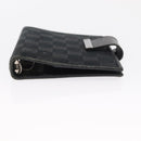 BVLGARI Gucci Louis Vuitton GG Canvas Wallet Leather 3 Set Black Auth BA9633-12