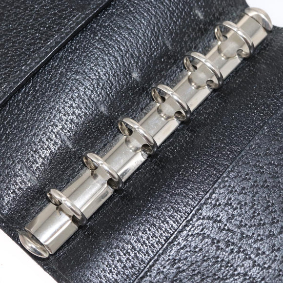 BVLGARI Gucci Louis Vuitton GG Canvas Wallet Leather 3 Set Black Auth BA9633