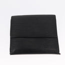 BVLGARI Gucci Louis Vuitton GG Canvas Wallet Leather 3 Set Black Auth BA9633-19