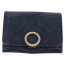 BVLGARI Gucci Louis Vuitton GG Canvas Wallet Leather 3 Set Black Auth BA9633-2