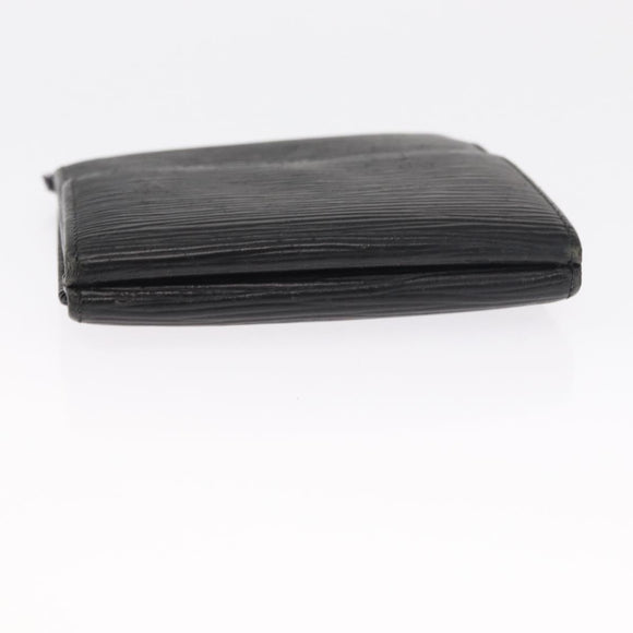 BVLGARI Gucci Louis Vuitton GG Canvas Wallet Leather 3 Set Black Auth BA9633