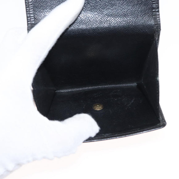 BVLGARI Gucci Louis Vuitton GG Canvas Wallet Leather 3 Set Black Auth BA9633