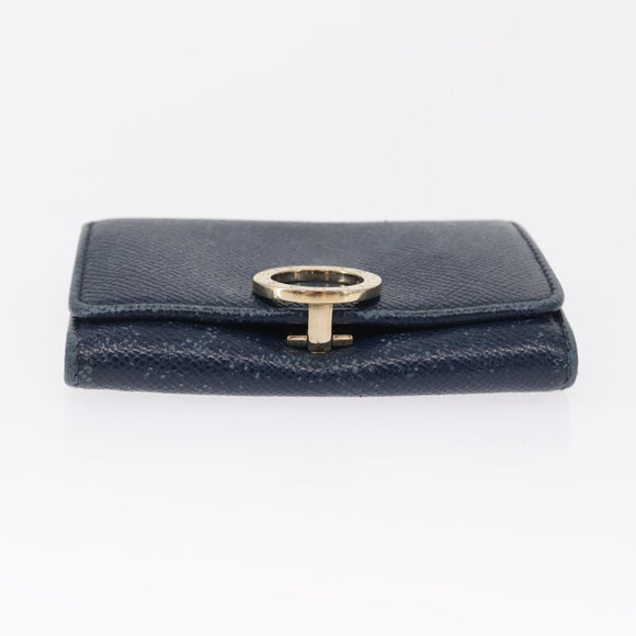 BVLGARI Gucci Louis Vuitton GG Canvas Wallet Leather 3 Set Black Auth BA9633