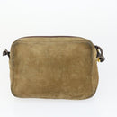 GIVENCHY Loewe Shoulder Bag Suede Velour Leather 3 Set Black Beige Auth BA9635-17