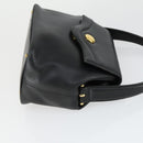 GIVENCHY Loewe Shoulder Bag Suede Velour Leather 3 Set Black Beige Auth BA9635-4