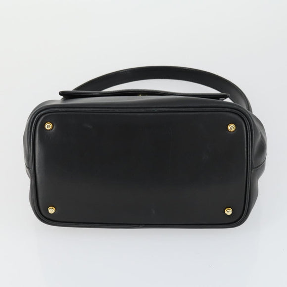 GIVENCHY Loewe Shoulder Bag Suede Velour Leather 3 Set Black Beige Auth BA9635