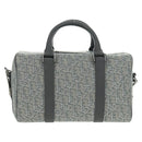 Christian Dior Trotter Canvas Rango 26 Hand Bag 2way Gray Silver Auth BA9637SM-2